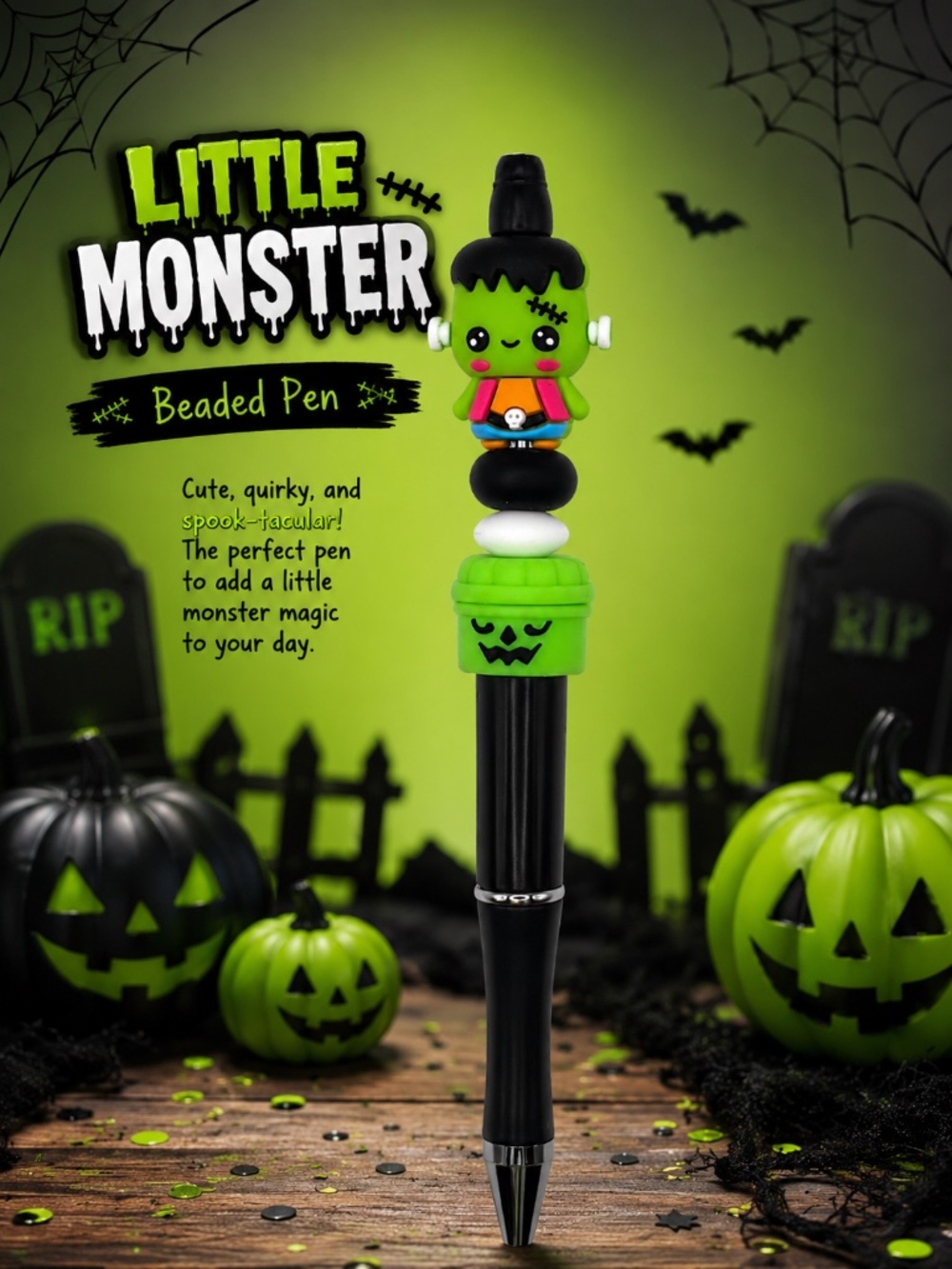 Little Monster Beaded Pen